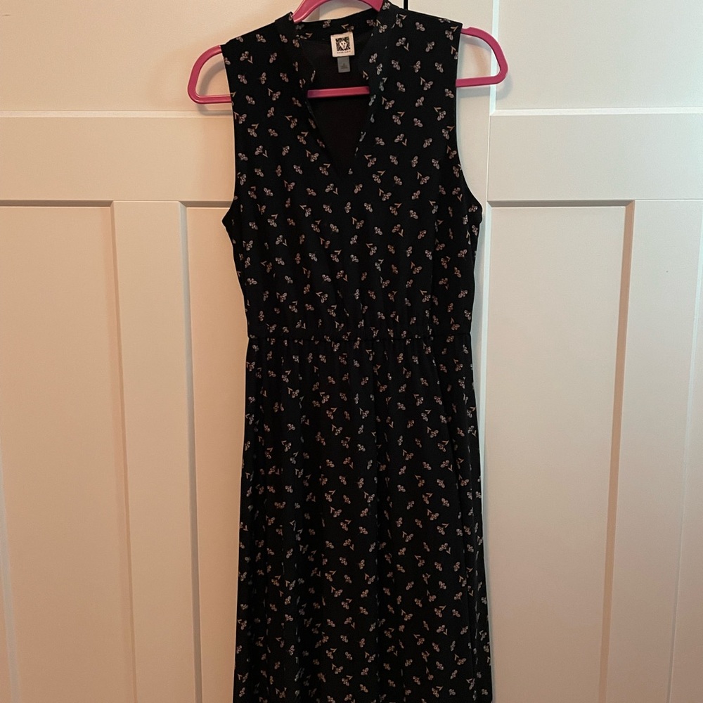 Anne Klein poly sleeveless dress  size smallll